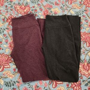 Beyond Yoga Leggings Two Pairs Small Midrise Full Length